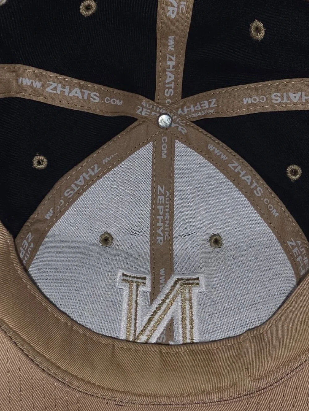 Navy Midshipmen Zephyr Fitted Hat (7 3/8)